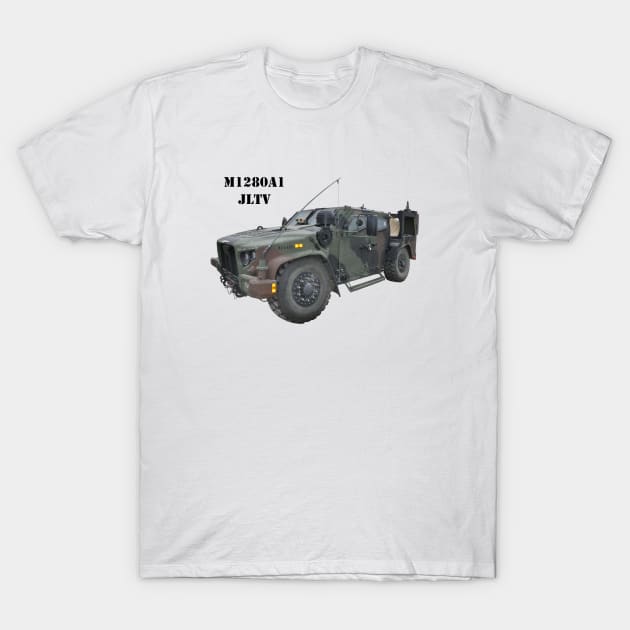 M1280A1 JLTV T-Shirt by Toadman's Tank Pictures Shop